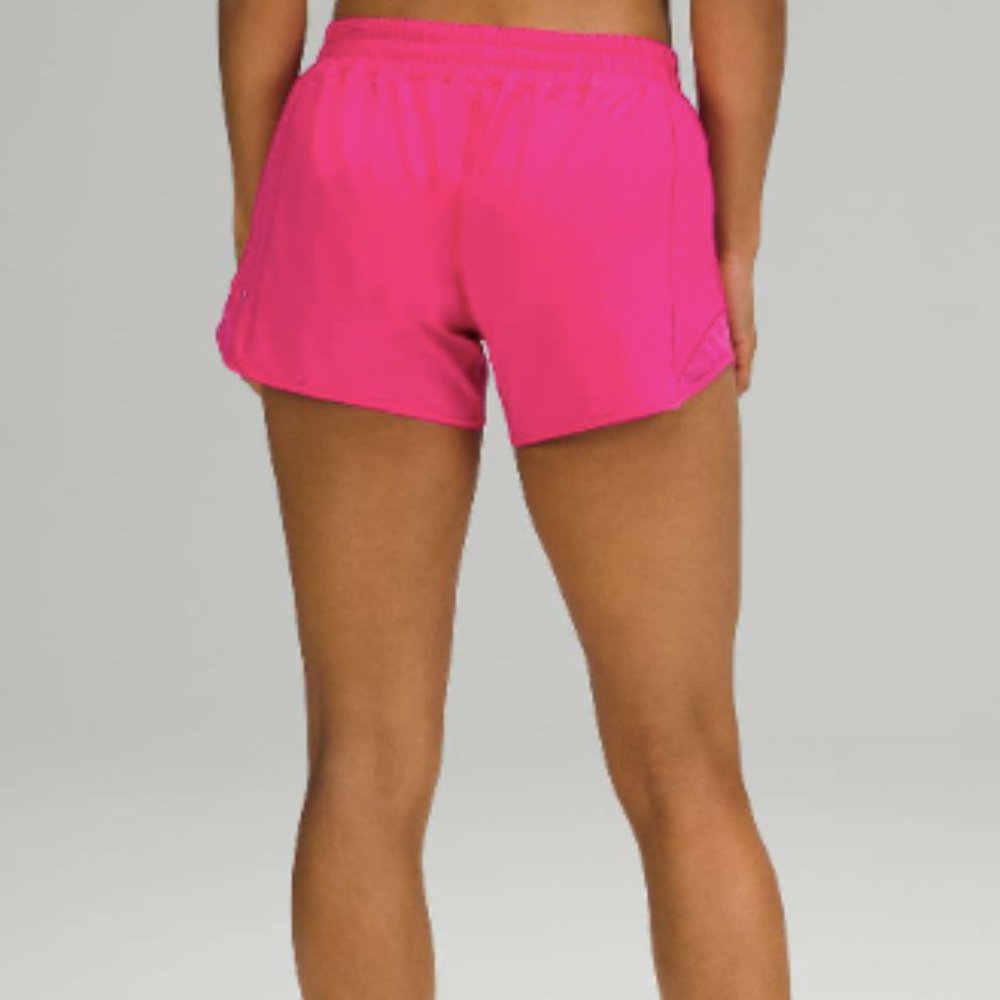 (2314/2315) NWT Hotty Hot Low-Rise Lined Short 4" - SONIC PINK size 6/8 - Picture 5 of 5